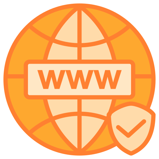 seguridad web icono gratis