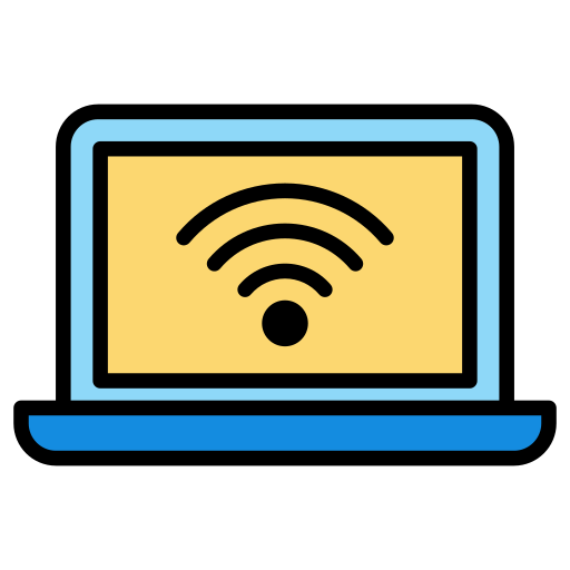 wifi para computadora portátil icono gratis