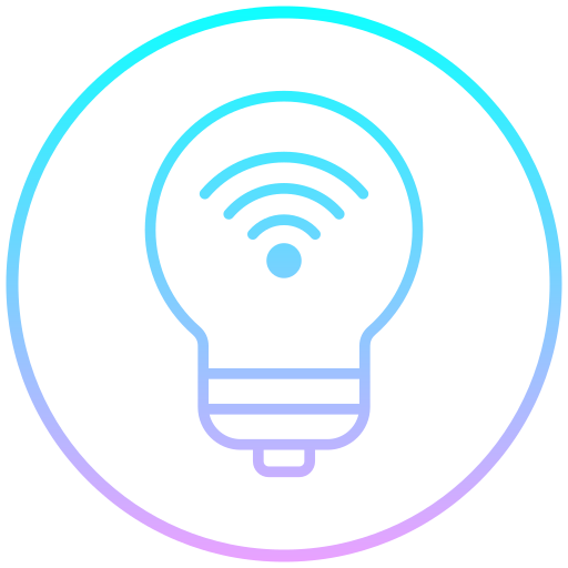 luz inteligente icono gratis