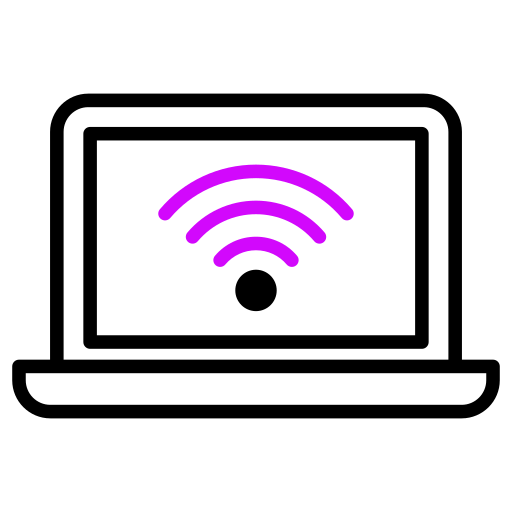 wifi para computadora portátil icono gratis