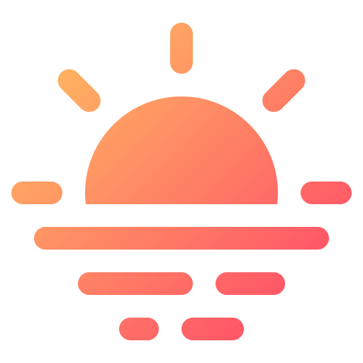 atardecer icono gratis