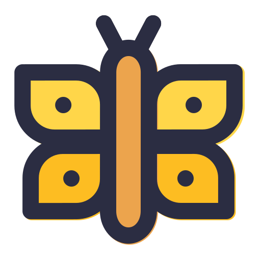 borboleta grátis ícone