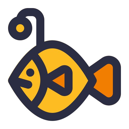 peixes de águas profundas grátis ícone