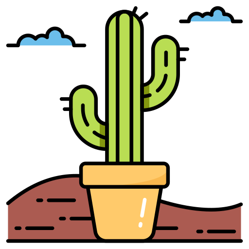 planta de cactus icono gratis