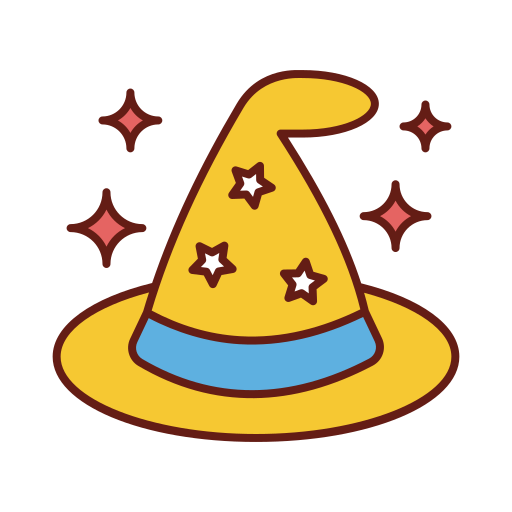 sombrero de bruja icono gratis