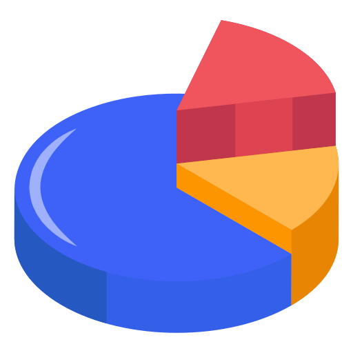 gráfico circular icono gratis