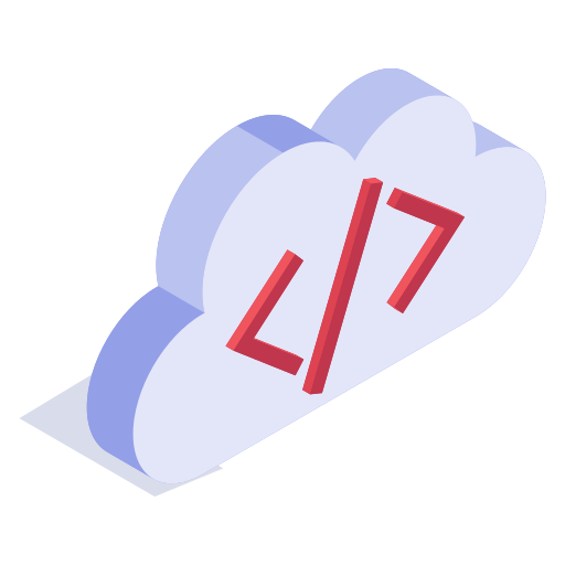 codificación en la nube icono gratis