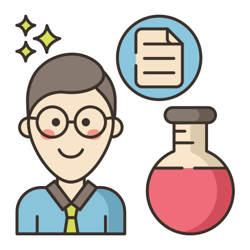 científico icono gratis