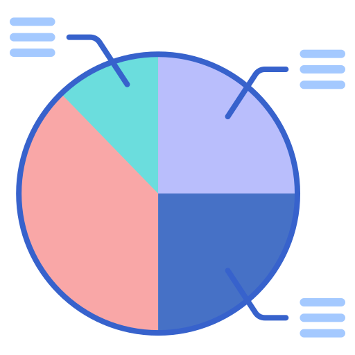 Pie chart free icon