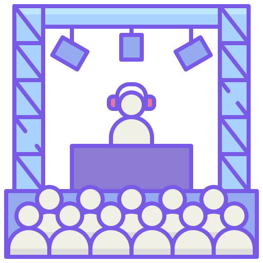 Palco grátis ícone Palco grátis ícone