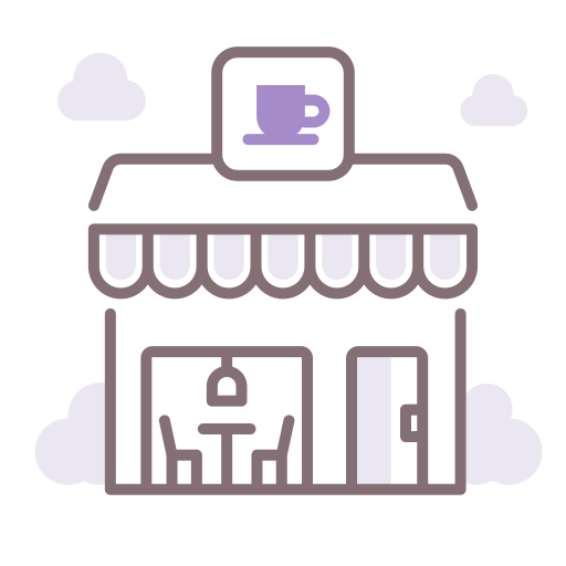 Cafetería icono gratis