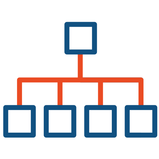 diagrama de flujo icono gratis