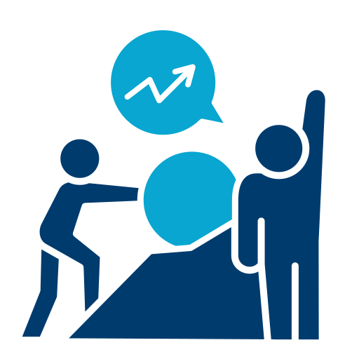 mentoría icono gratis