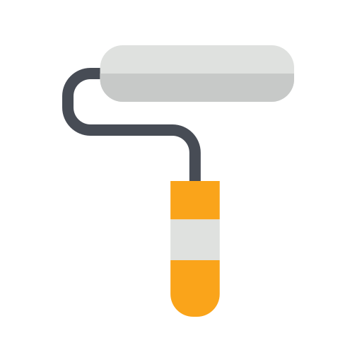 페인트 롤러 무료 아이콘