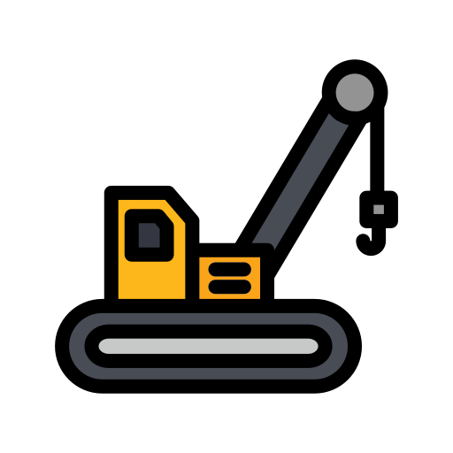 크레인 트럭 무료 아이콘