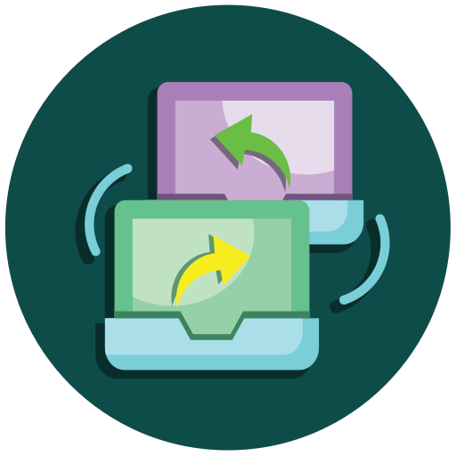 Screen sharing free icon