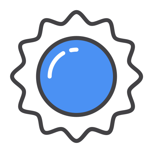 Sun free icon