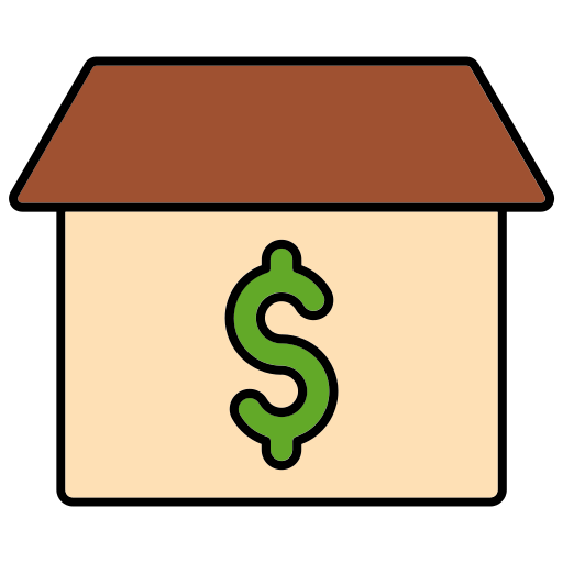 inversión inmobiliaria icono gratis