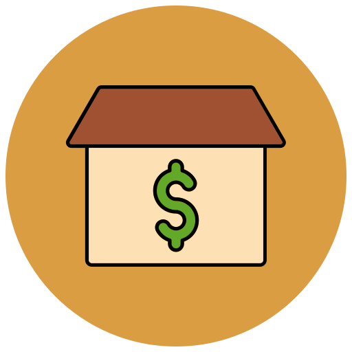 inversión inmobiliaria icono gratis