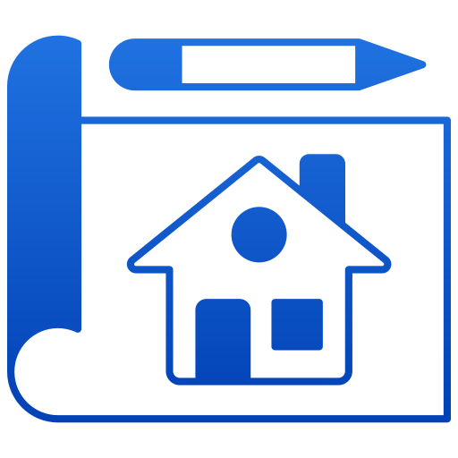 plano de casa icono gratis