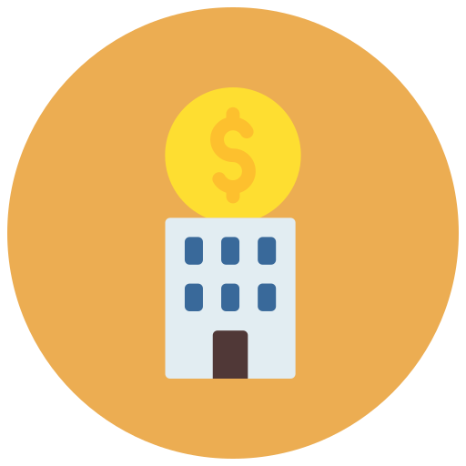 inversión inmobiliaria icono gratis
