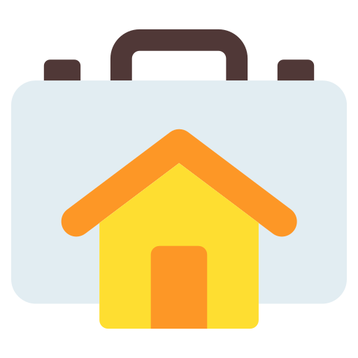 cartera de propiedades icono gratis