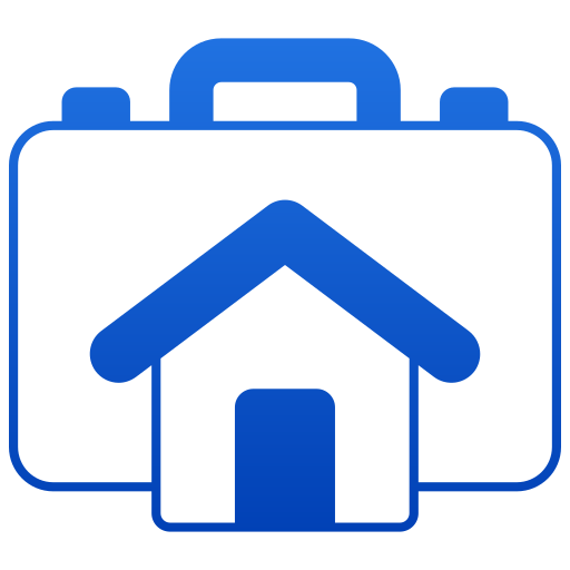 cartera de propiedades icono gratis