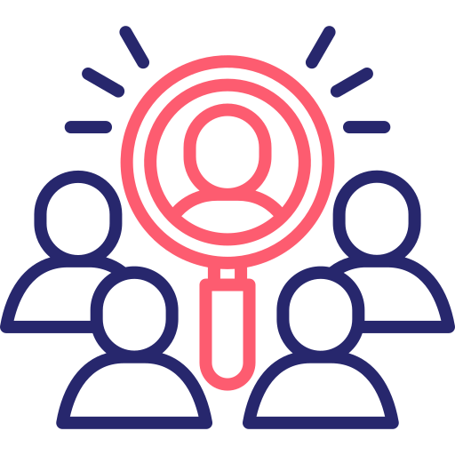 reclutamiento icono gratis