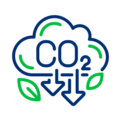 emisión de co2 icono gratis