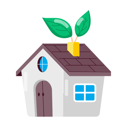 casa verde icono gratis