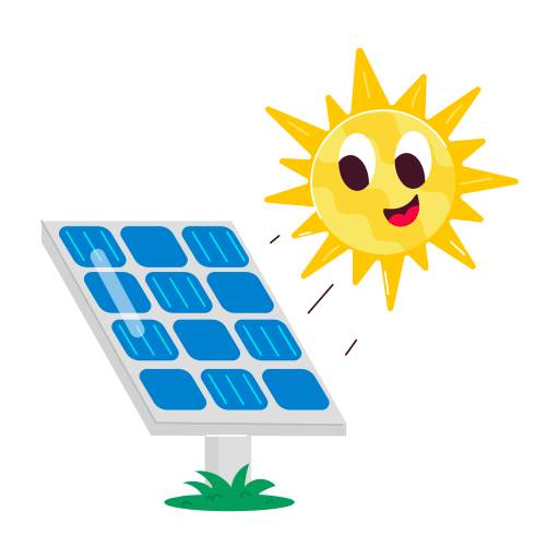 energía solar icono gratis