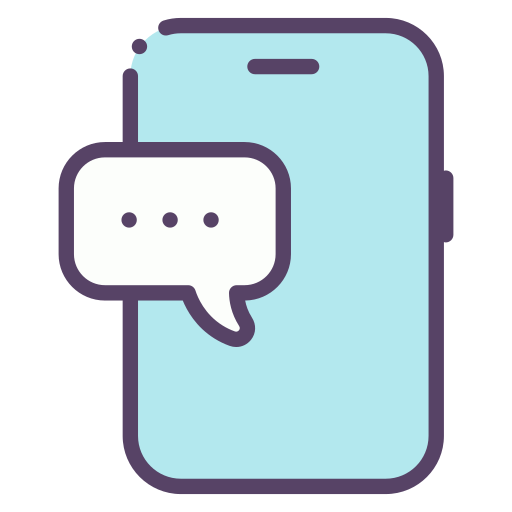 chat telefónico icono gratis