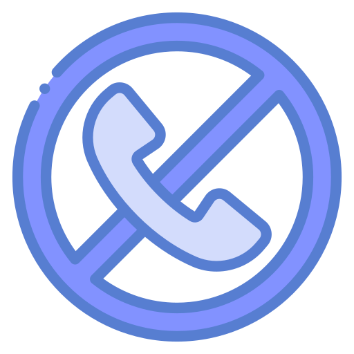 sem telefone grátis ícone