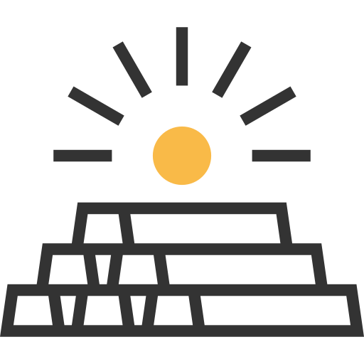 lingotes de oro icono gratis