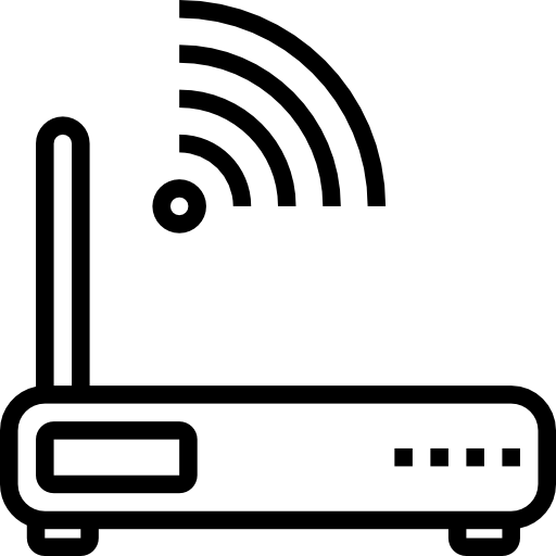 Router Meticulous Line icon