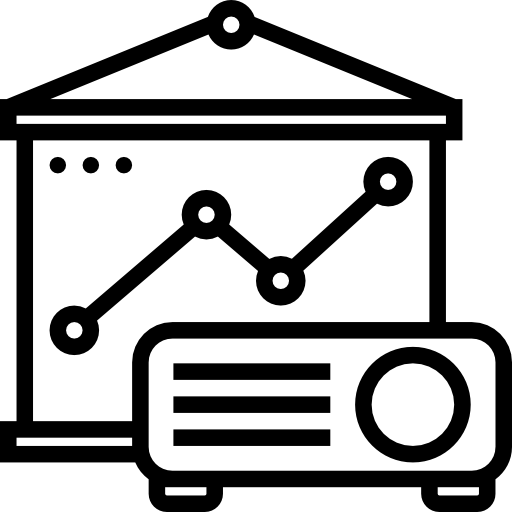 Presentation Meticulous Line icon