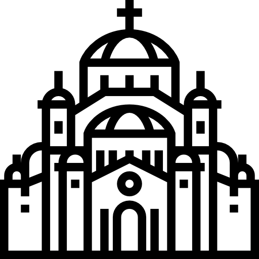 catedral de san sava icono gratis