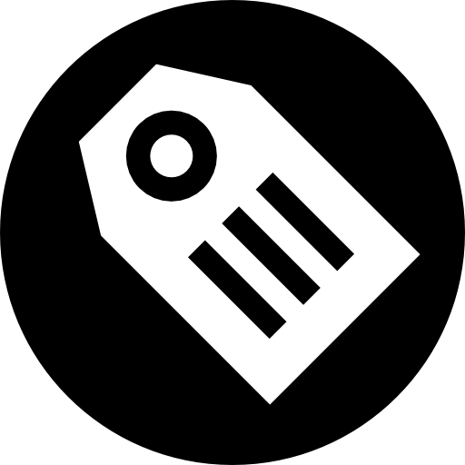 etiqueta de precio icono gratis