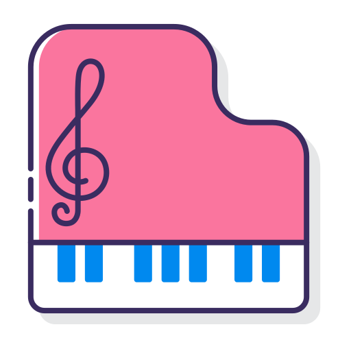 Piano icono gratis