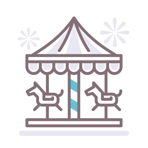 Merry go round free icon