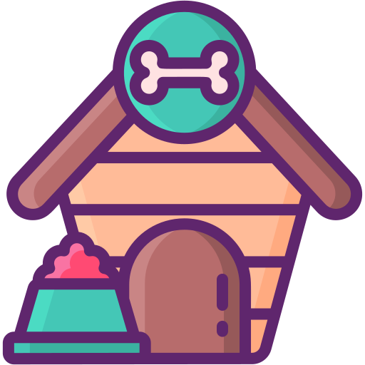Casa del animal doméstico icono gratis