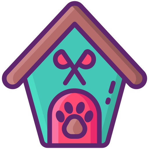 Casa de perro icono gratis