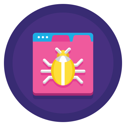 Malware free icon Malware free icon