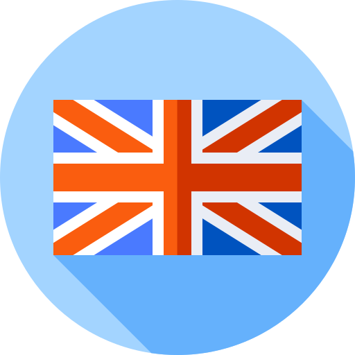 United kingdom Flat Circular Flat icon