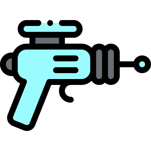 pistola espacial icono gratis