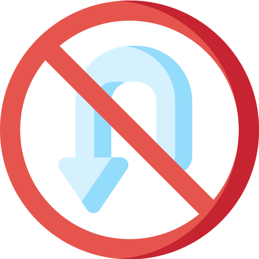 kein umkehren kostenlos Icon kein umkehren kostenlos Icon