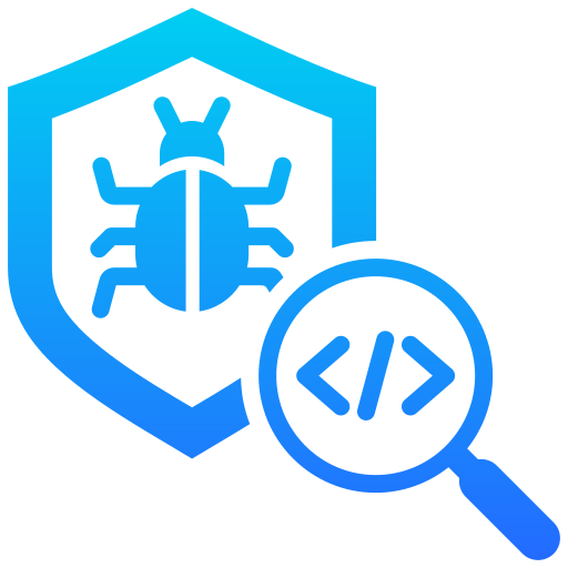 Virus scan free icon