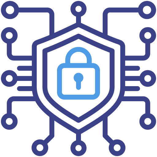 seguridad cibernética icono gratis