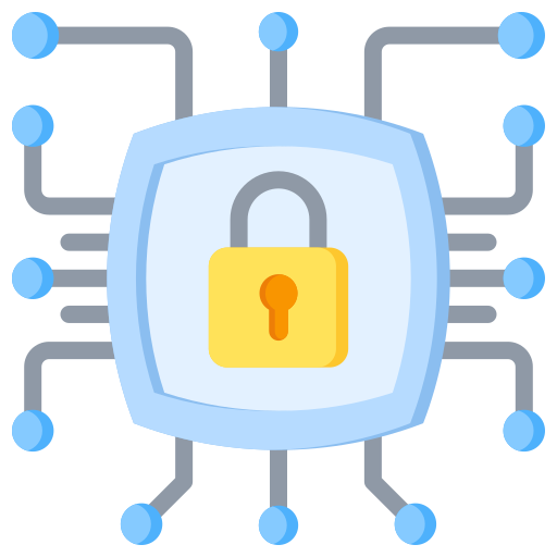 seguridad cibernética icono gratis