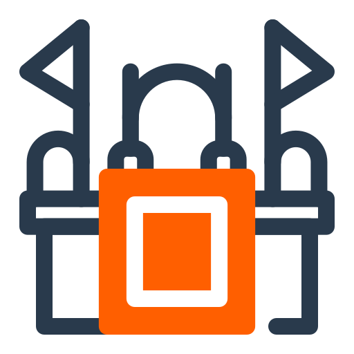 sala de justicia icono gratis